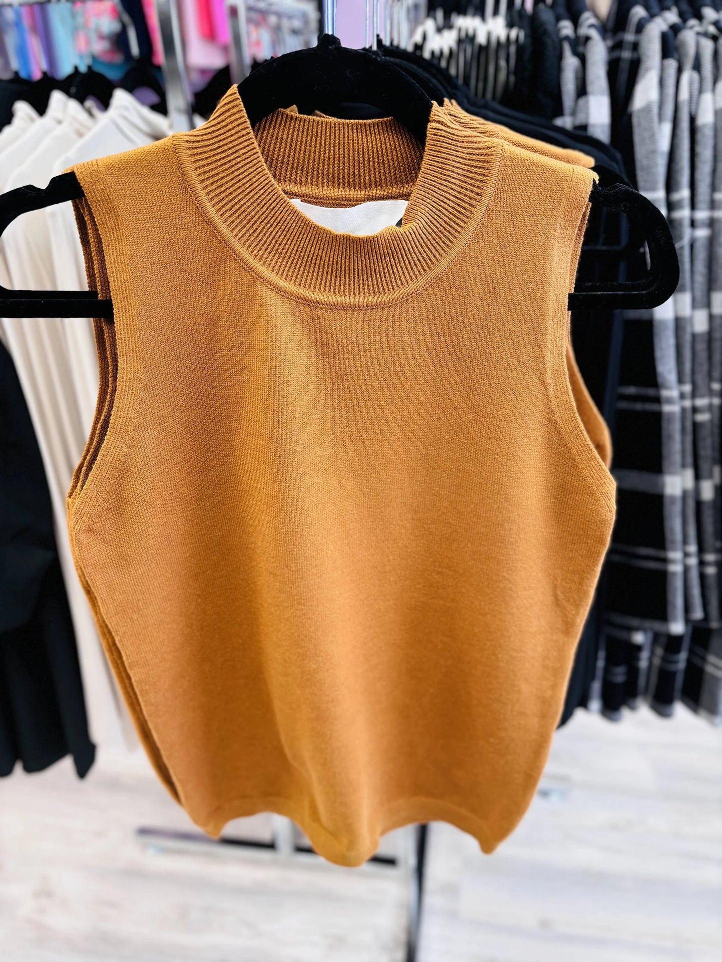 PINK MARTINI Brown Charity Sweater