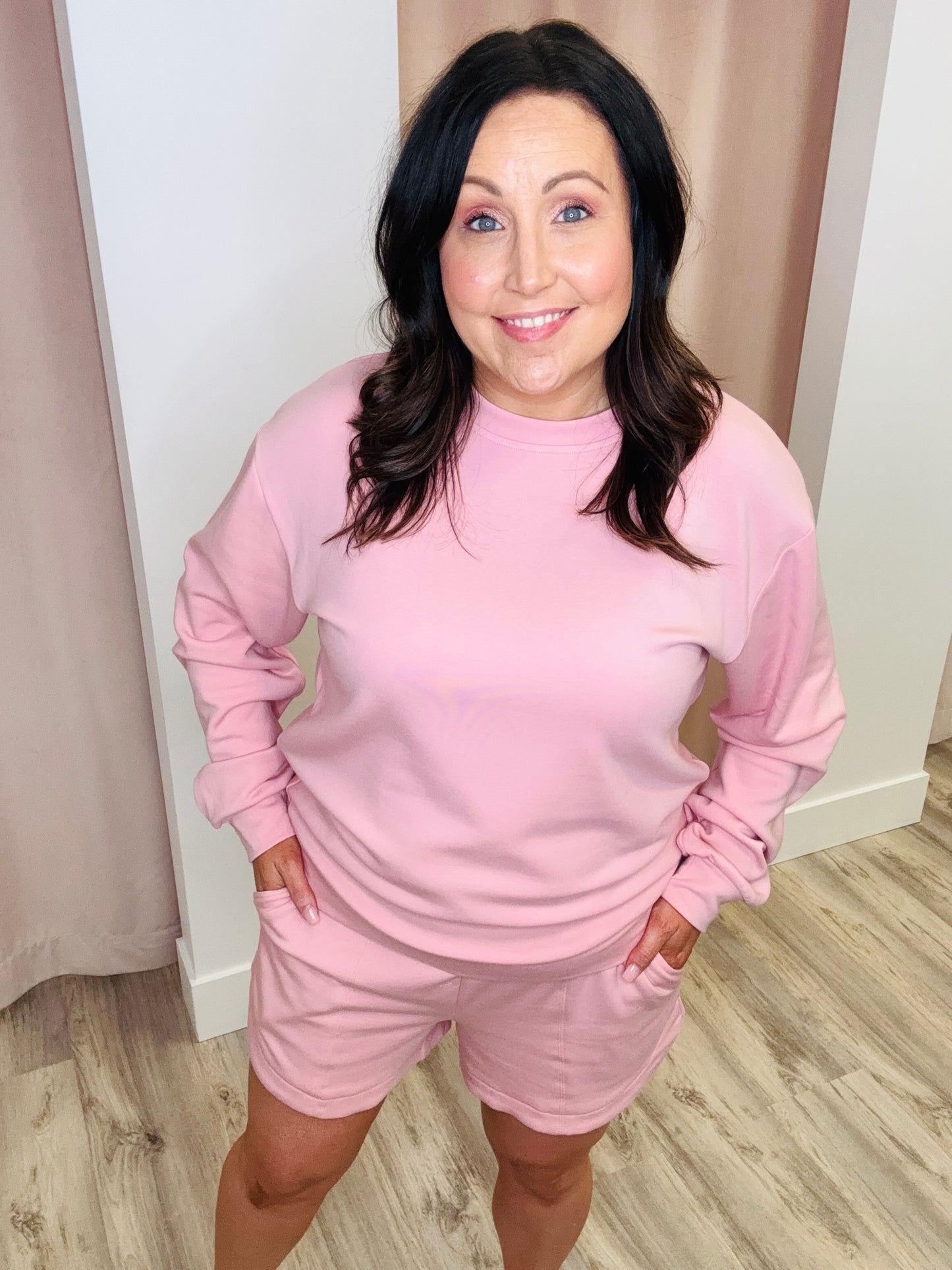 Deena-Luxe Pink Fleece Short ORB
