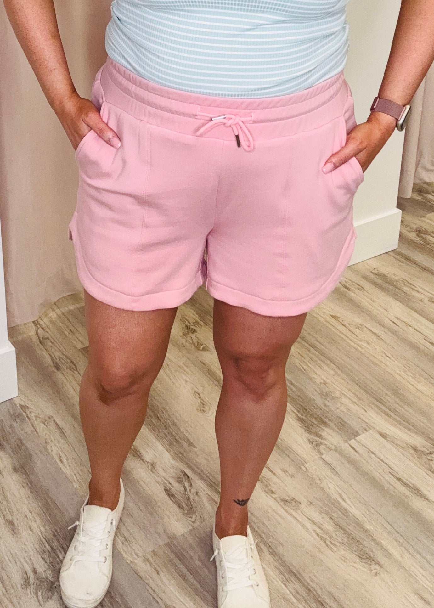 Deena-Luxe Pink Fleece Short ORB