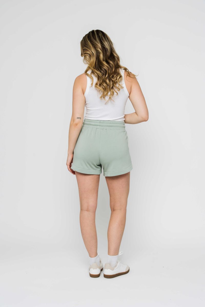 Deena-Luxe Aquamarine Fleece Short ORB