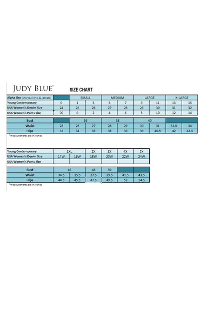 Judy Blue 88885 Faux Leather