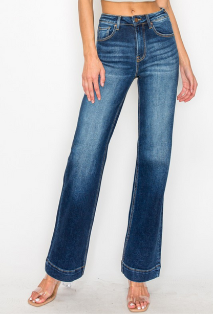 HIGH RISE STRAIGHT JEANS - RISEN JEANS