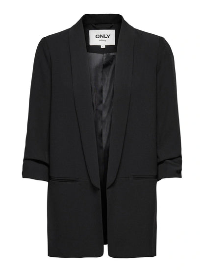 BLACK 3/4 SLEEVED BLAZER By ONLY