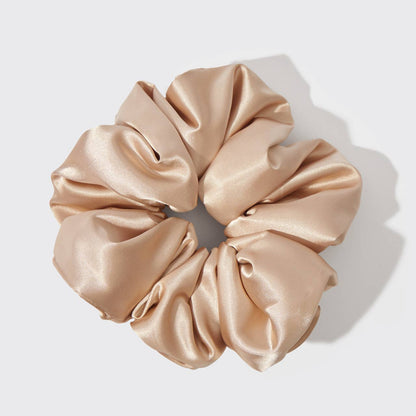 Holiday Cloud 9 Satin Pillow Scrunchie 1pc-Champagne-KITSCH