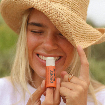 Lip Balm, Orange Blossom-Poppy & Pout