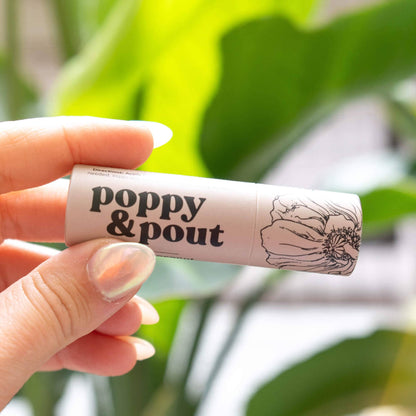 Lip Balm, Island Coconut-Poppy & Pout