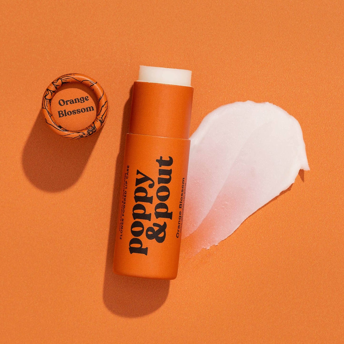 Lip Balm, Orange Blossom-Poppy & Pout