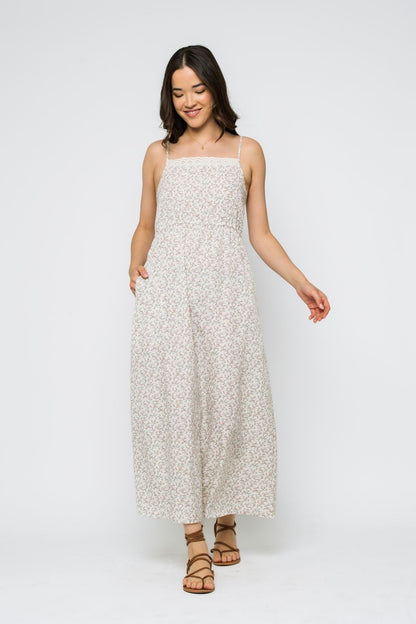 Marilyn-Eyelet Trim Sun Dress ORB