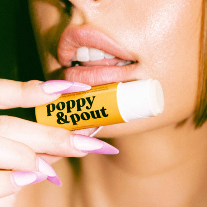 Lip Balm, Wild Honey-Poppy & Pout