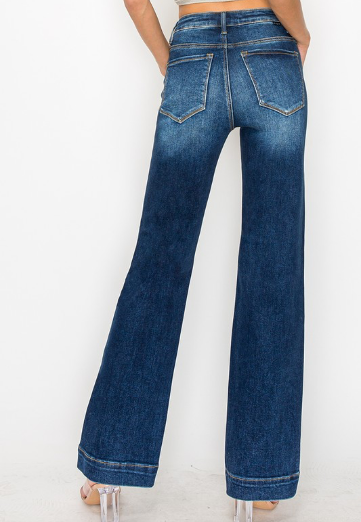 HIGH RISE STRAIGHT JEANS - RISEN JEANS