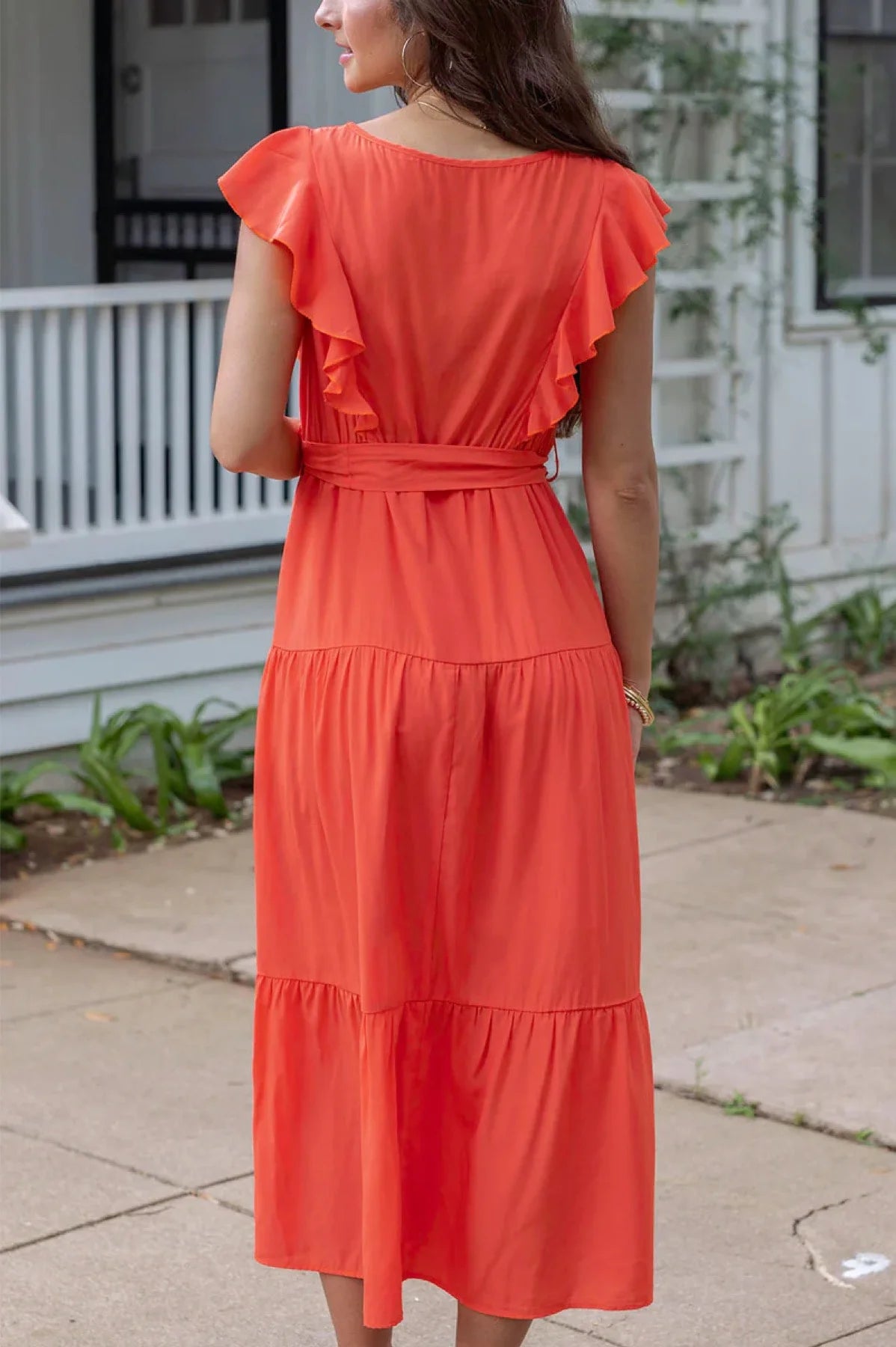 Grace & Lace PAPAYA Ruffle Summer Dress