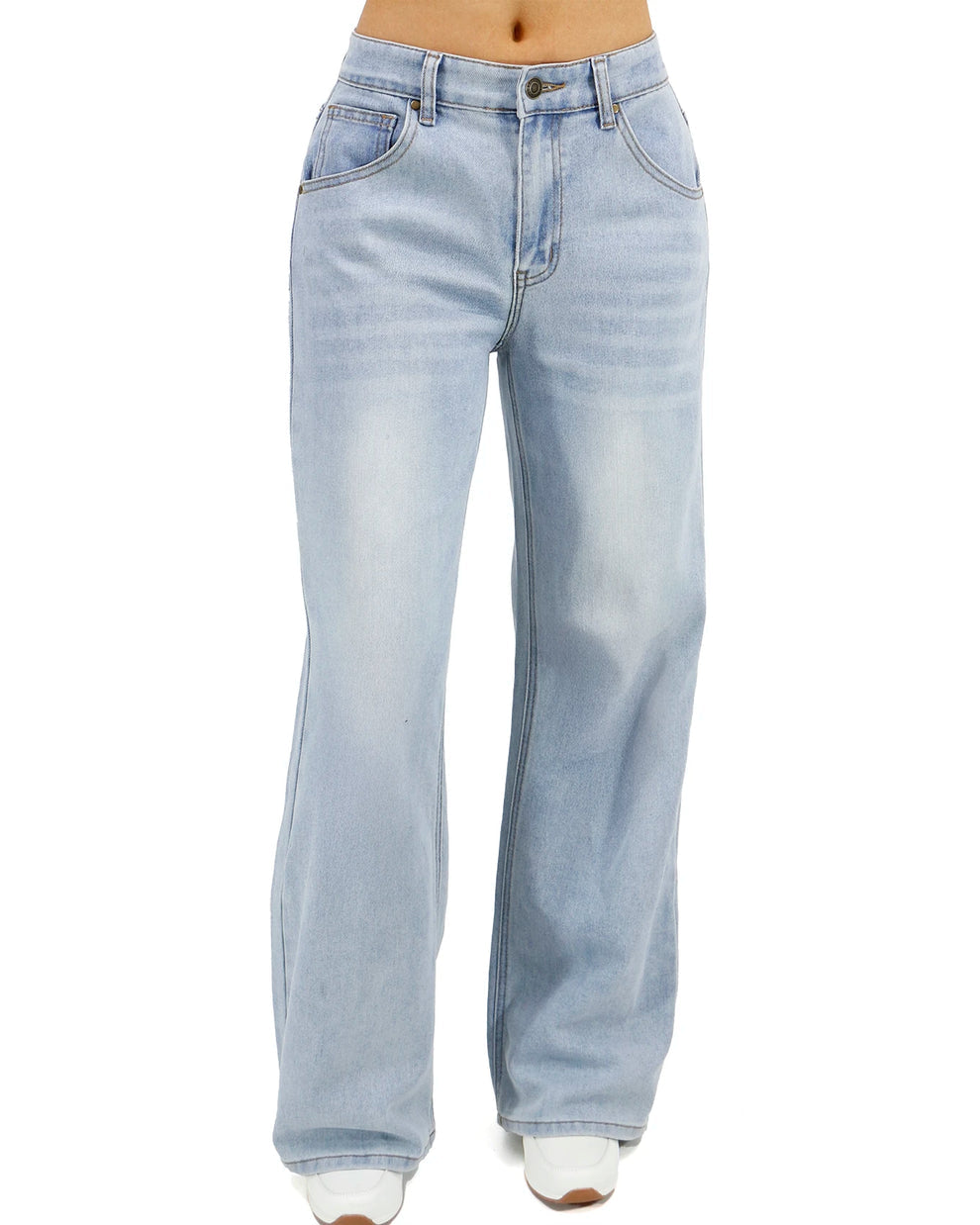 PREORDER Slouchy Soft Dad Jeans Non Distressed LT Wash G&L (ESTIMATE ARRIVAL MARCH 4, 2025)