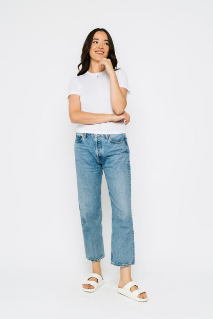 Claire-White Crew Tee ORB