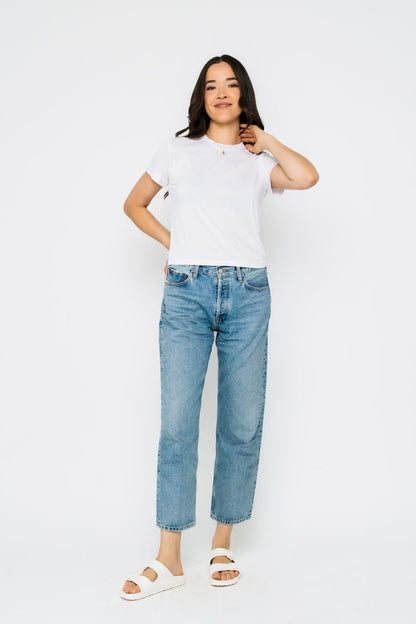 Claire-White Crew Tee ORB