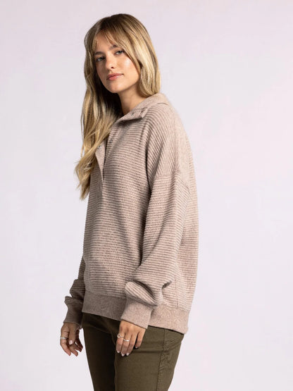 Merrick Sweater Clove Heather Thread & Supply