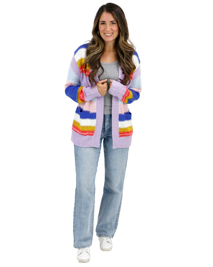 G&L Multi Color Block Cardigan