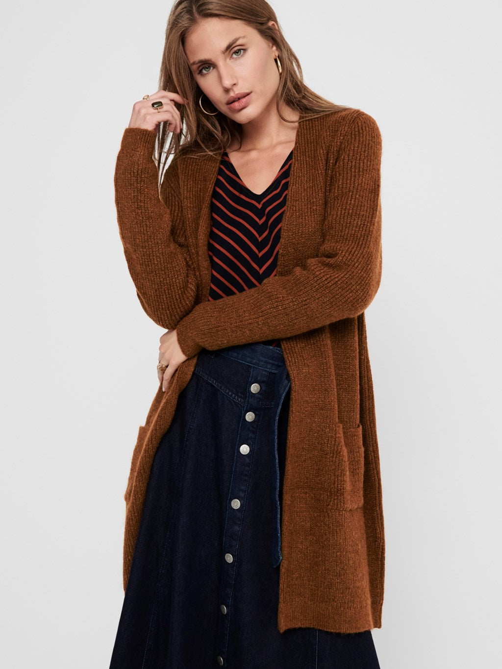 Gingerbread Cardi By ONLY