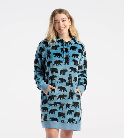 Wild Bears Oversized Fleece Hoodie