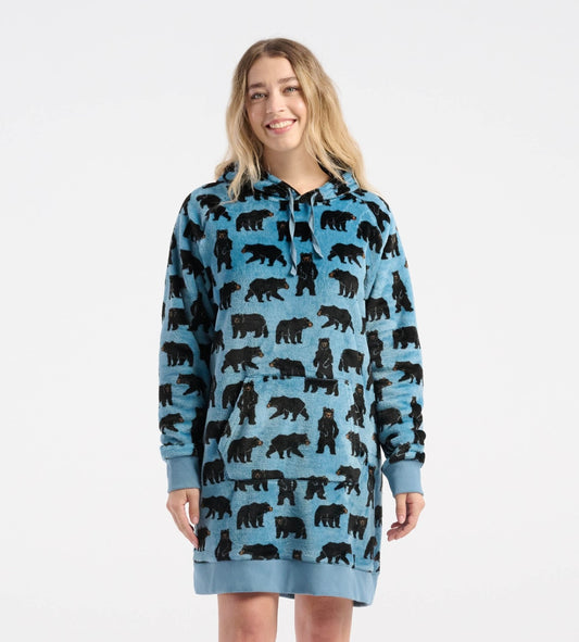 Wild Bears Oversized Fleece Hoodie