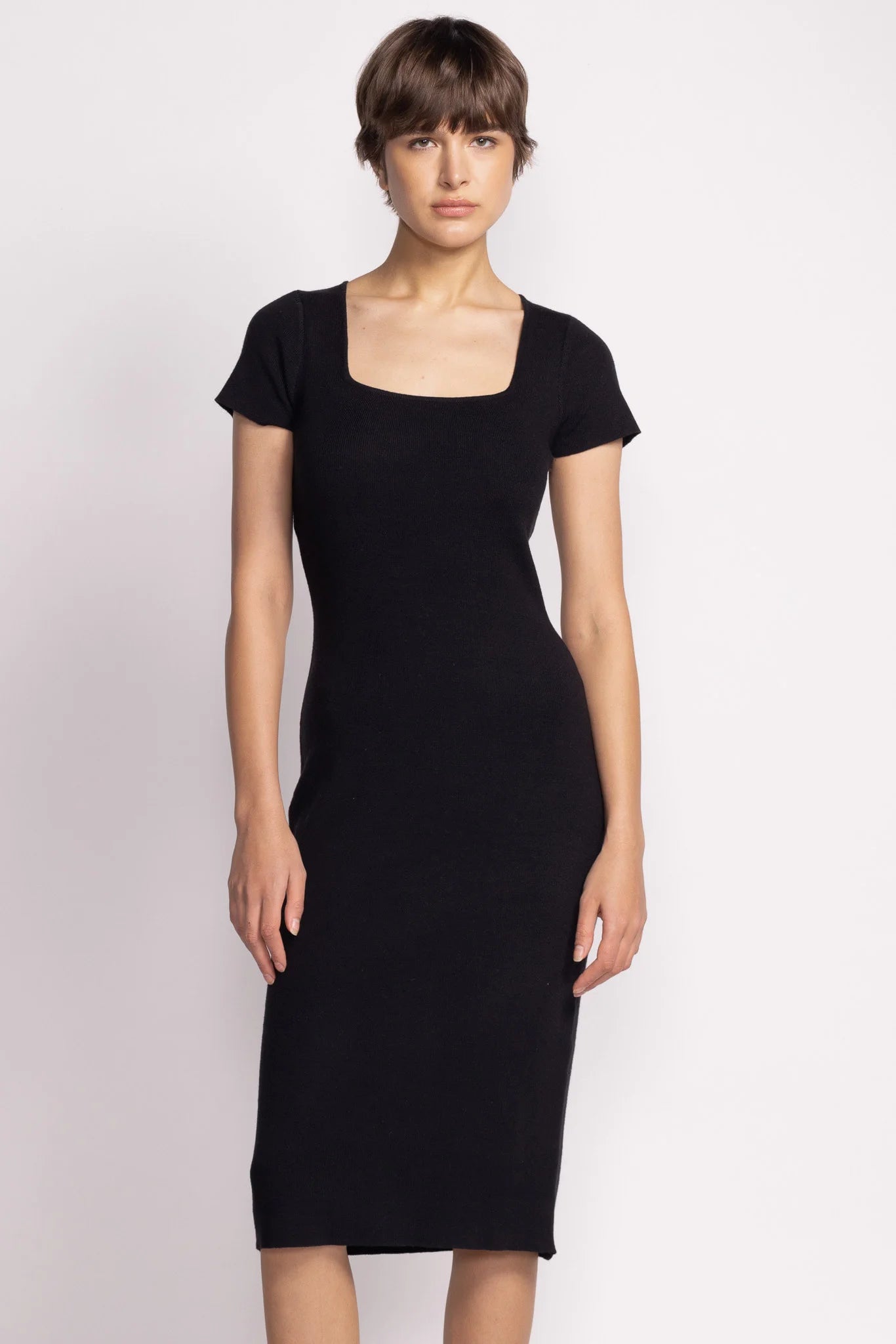 PINK MARTINI Black Paige Sweater Dress