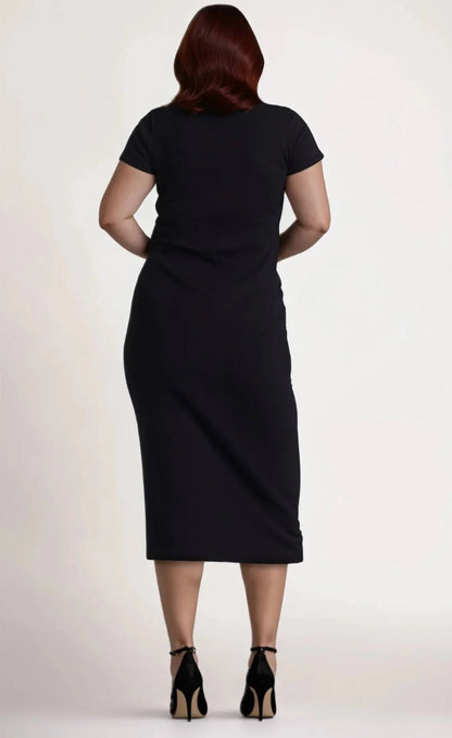 PINK MARTINI Black Paige Sweater Dress