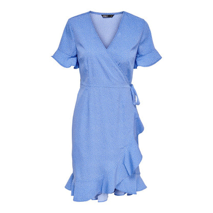 Olivia Wrap Dress BLUE BONNET By ONLY