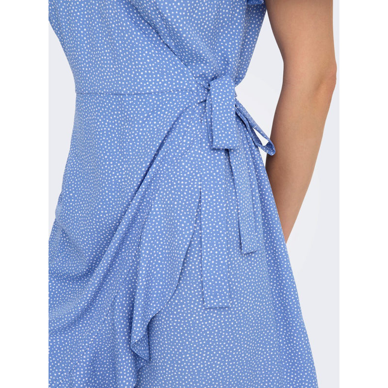 Olivia Wrap Dress BLUE BONNET By ONLY