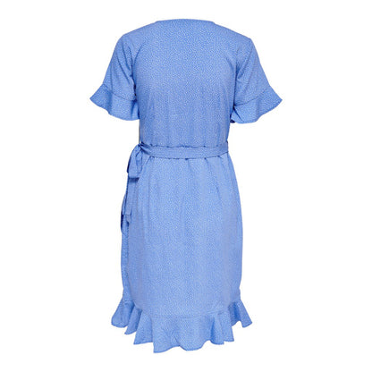 Olivia Wrap Dress BLUE BONNET By ONLY