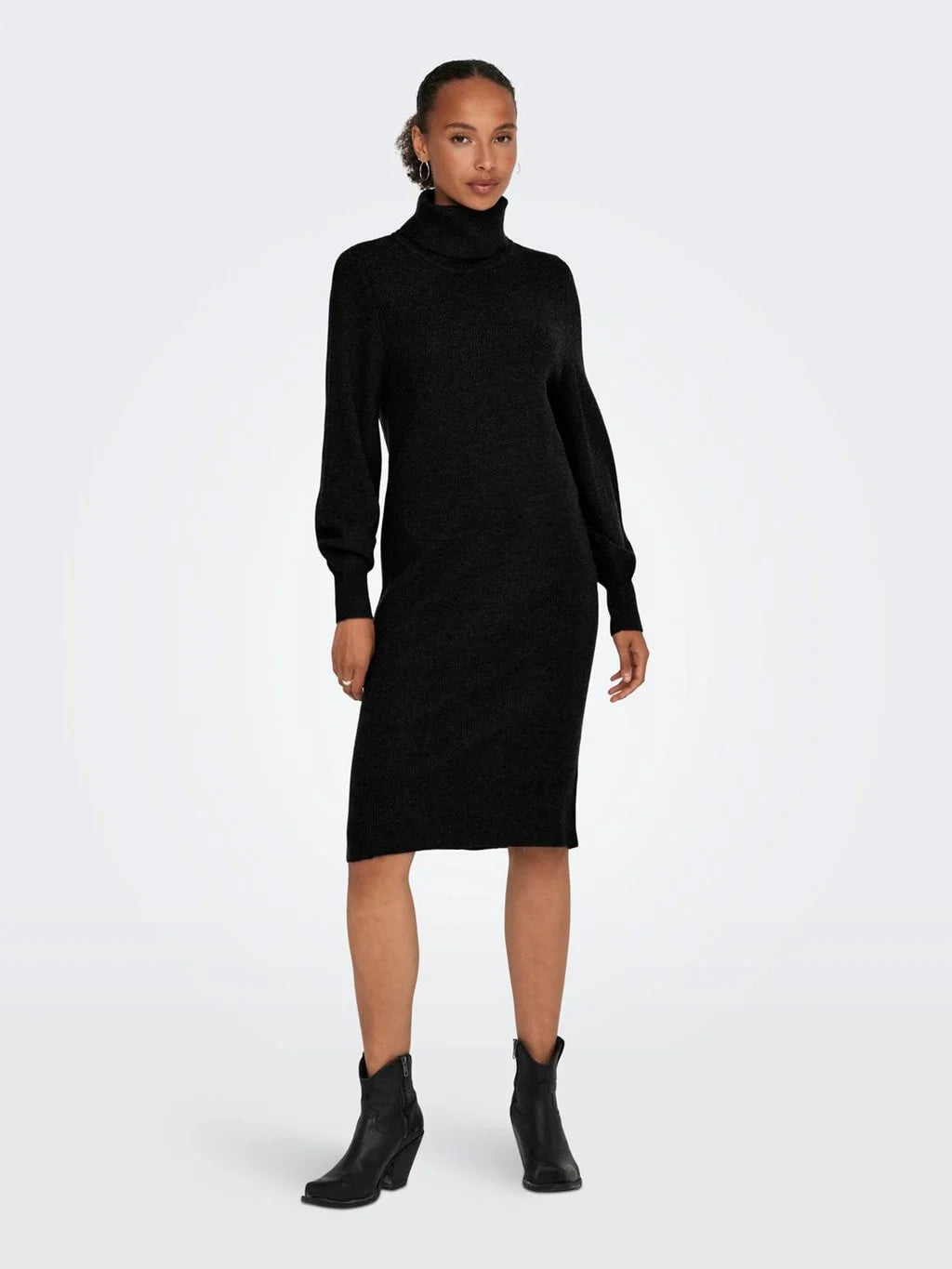 Sasha - Black Knit Dress By ONLY