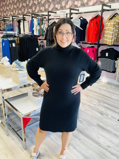 Sasha - Black Knit Dress By ONLY