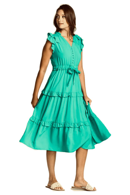 Pink Martini GREEN MARGUERITE Dress