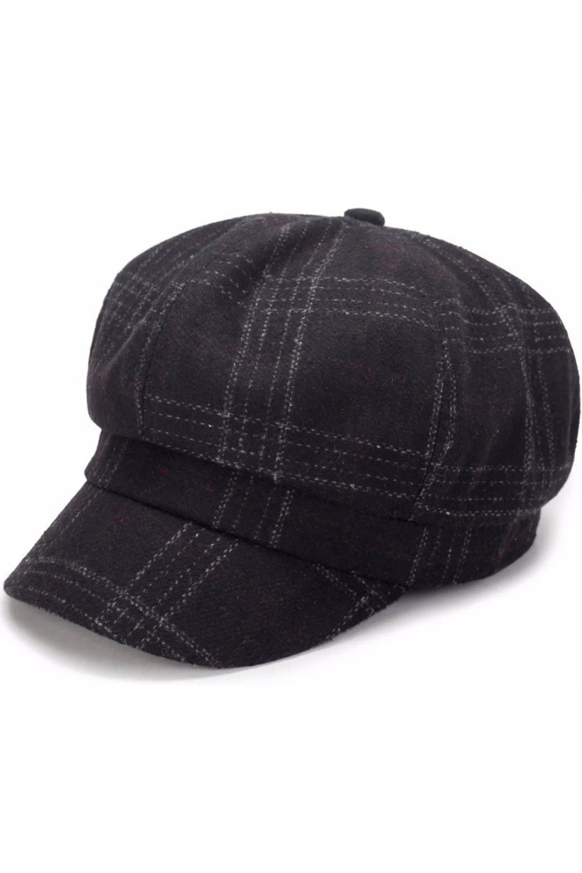 Newsboy Plaid Cap