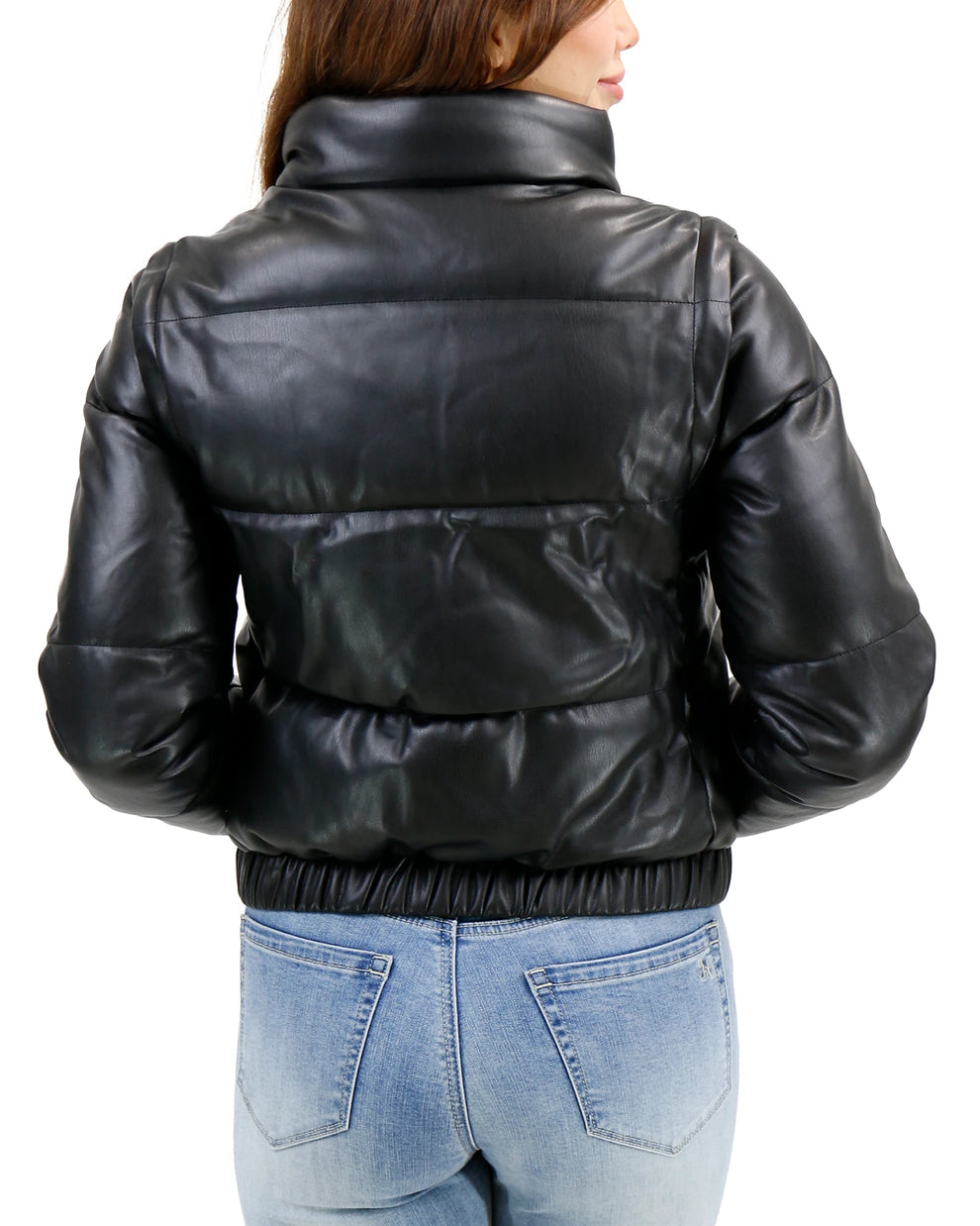 G&L BLACK Butter Faux Leather Jacket/Vest