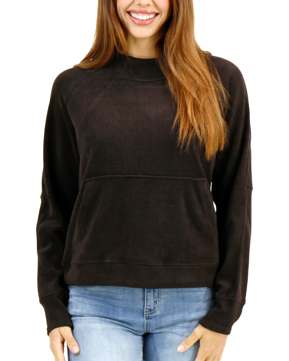 G&L Corded Pullover Hoodie Java