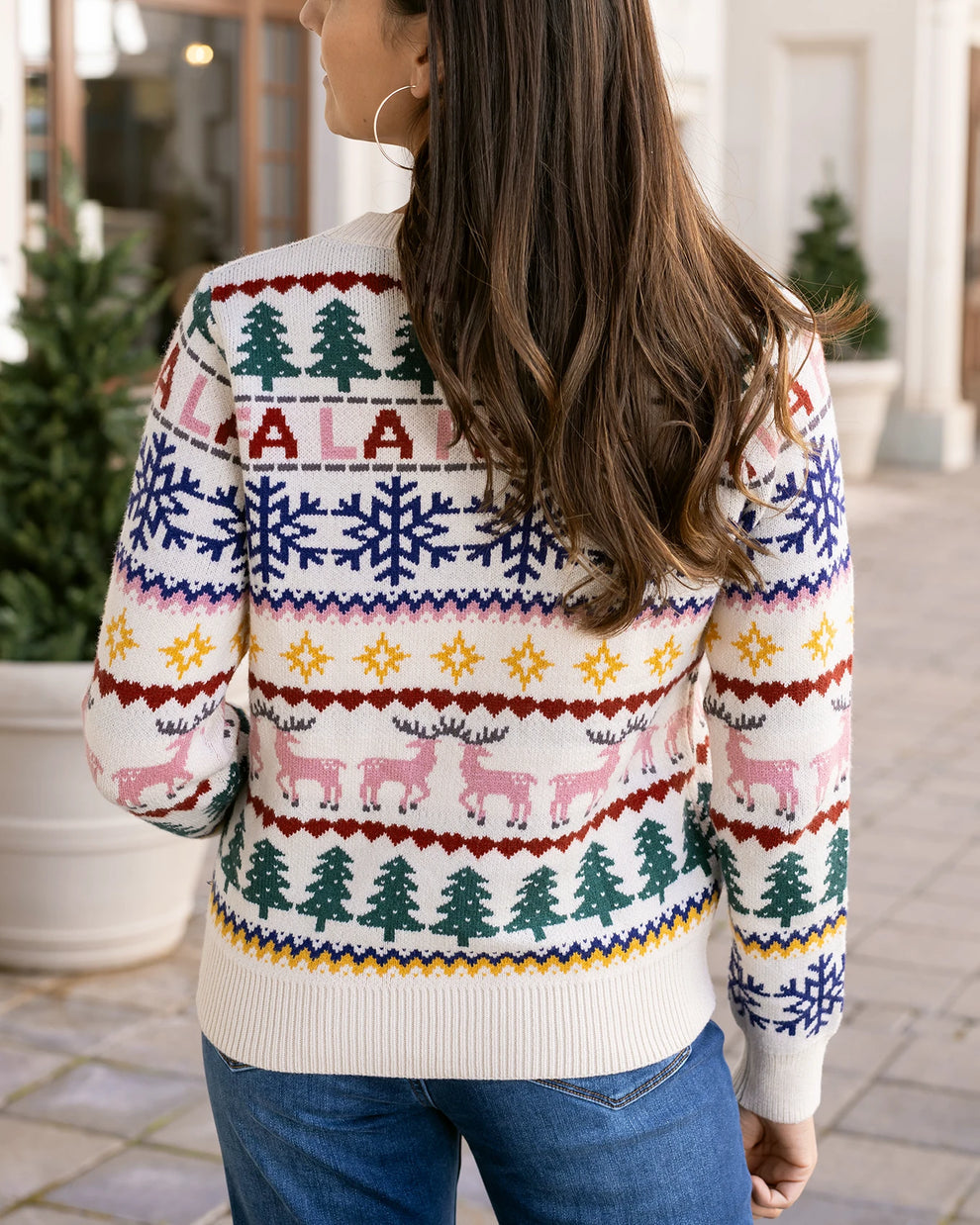 Fa La La Intarsia Sweater - Christmas - G&L