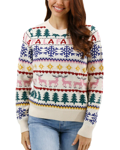 Fa La La Intarsia Sweater - Christmas - G&L