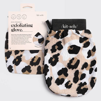 Eco-Friendly Exfoliating Glove - Leopard-KITSCH