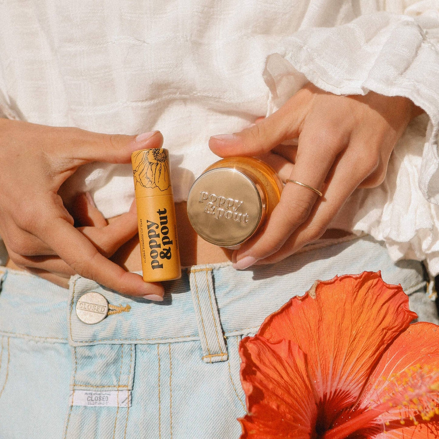 Lip Care Duo, Wild Honey-Poppy & Pout