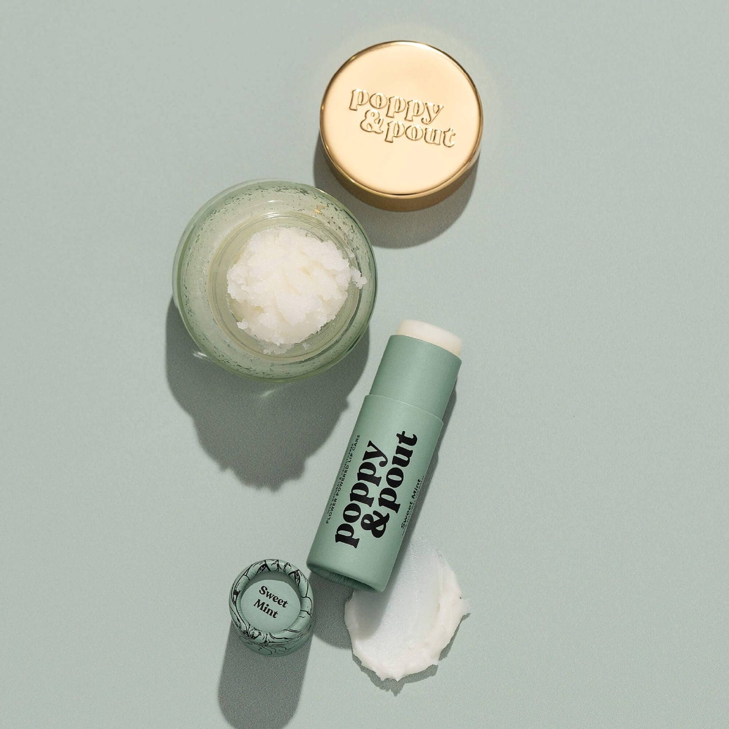 Lip Care Duo, Sweet Mint-Poppy & Pout