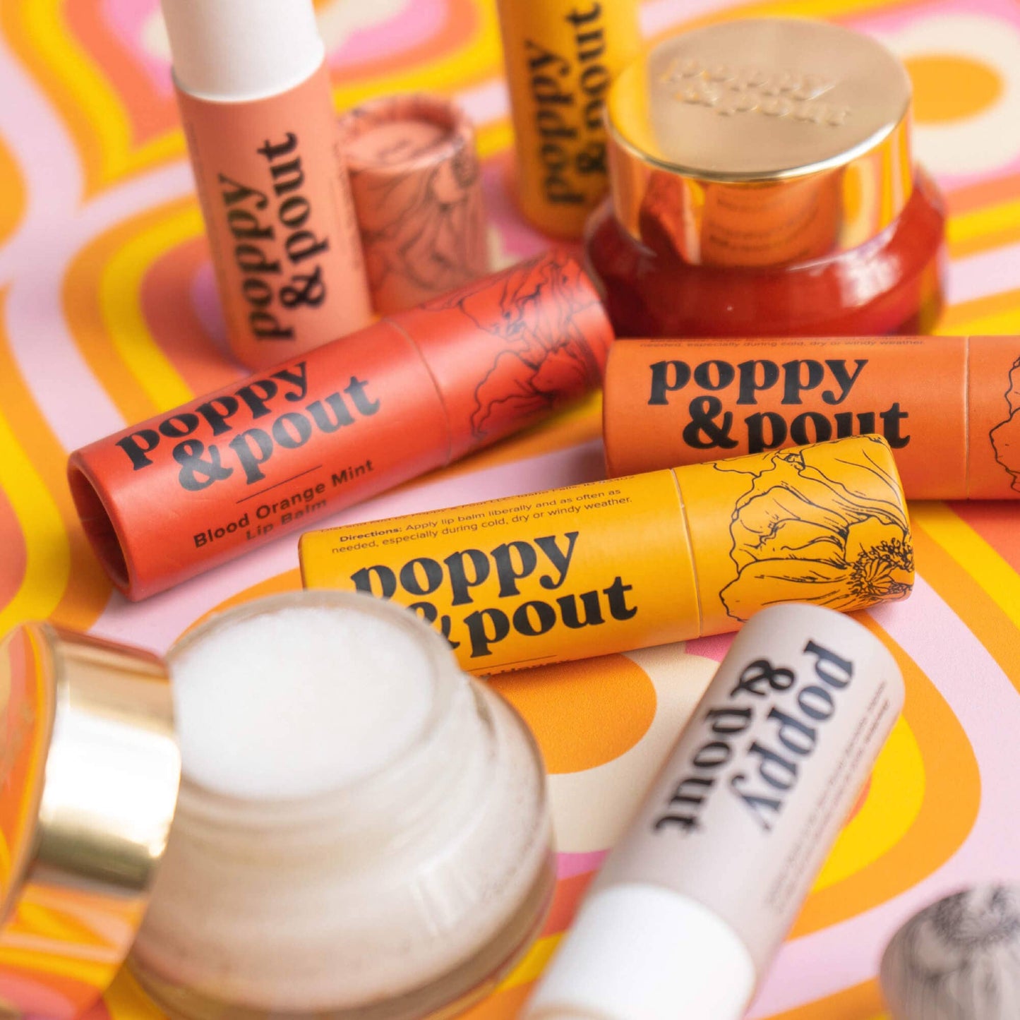 Lip Balm, Wild Honey-Poppy & Pout