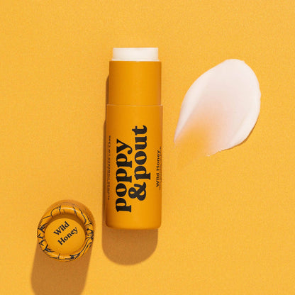 Lip Balm, Wild Honey-Poppy & Pout