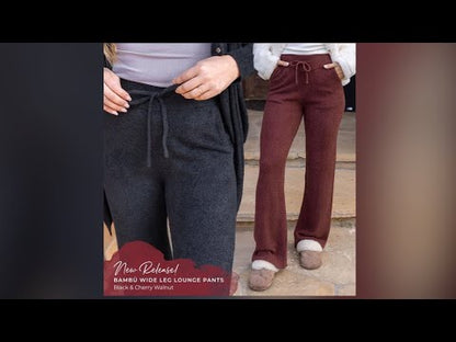 G&L Bambü Cherry Walnut Wide Leg Lounge Pants