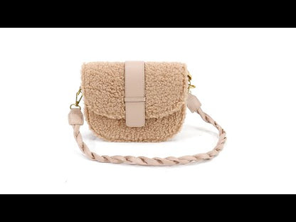 PREORDER Grace & Lace Sherpa Purse in Camel (ESTIMATE ARRIVAL 10-30-24)